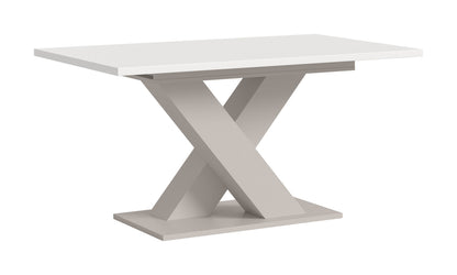 Table de salle à manger MOTION (L/H/P : env. 150/76/90 cm) en blanc/cachemire