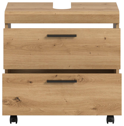 Homes & Jones Waschbeckenunterschrank auf Rollen, Schrank easy to handle