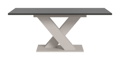 Table de salle à manger MOTION (L/H/P : env. 150/76/90 cm) en blanc/cachemire