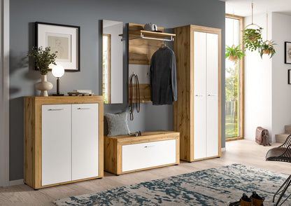 Homes & Jones Sitzbank Garderobenschrank, Dielenmöbel-Flurmöbel