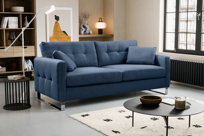Homes & Jones Sofa 2,5-Sitzer, Modernes Sofa mit Stoffbezug in Flachgewebe