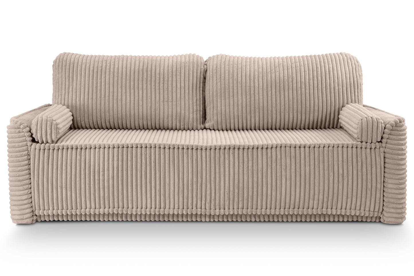 Canapé-lit Grubs – Canapé moderne en velours côtelé avec fonction couchage