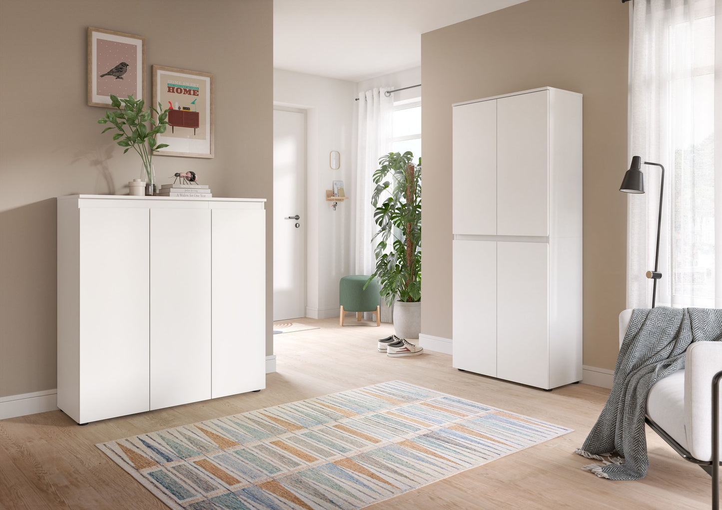 Homes & Jones Universalschrank 2-tlg., Mehrzweckschrank, Breite Gesamt 190 cm