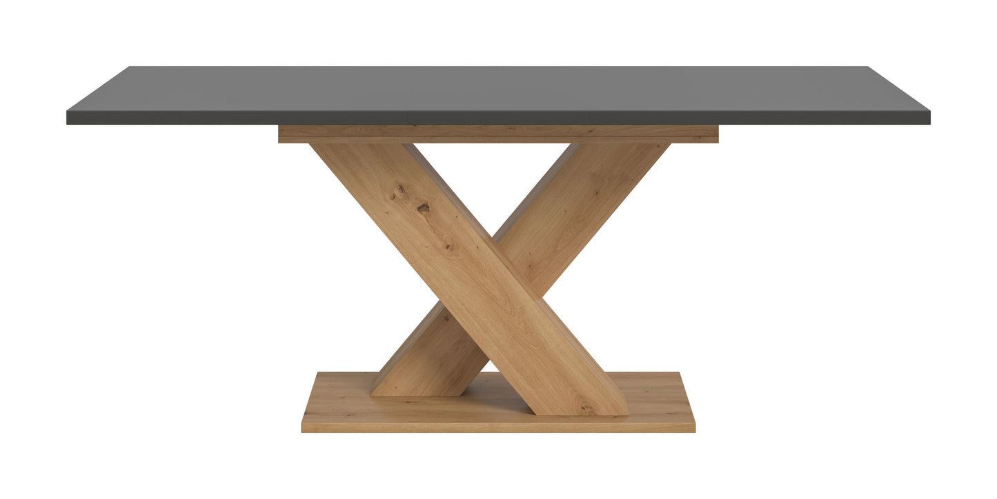 Table de salle à manger MOTION (L/H/P : env. 150/76/90 cm) en blanc/cachemire