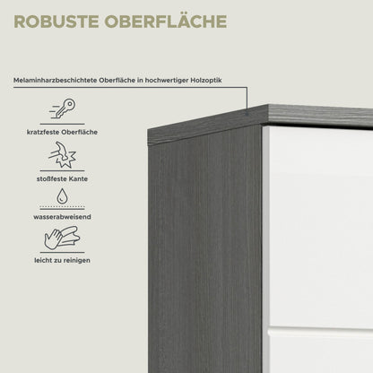 Blake Badkombination (B/H/T: 153x191x31 cm) in Salbei und Artisan Eiche Nachbildung