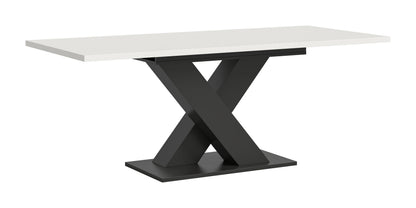 Table de salle à manger MOTION (L/H/P : env. 150/76/90 cm) en blanc/cachemire