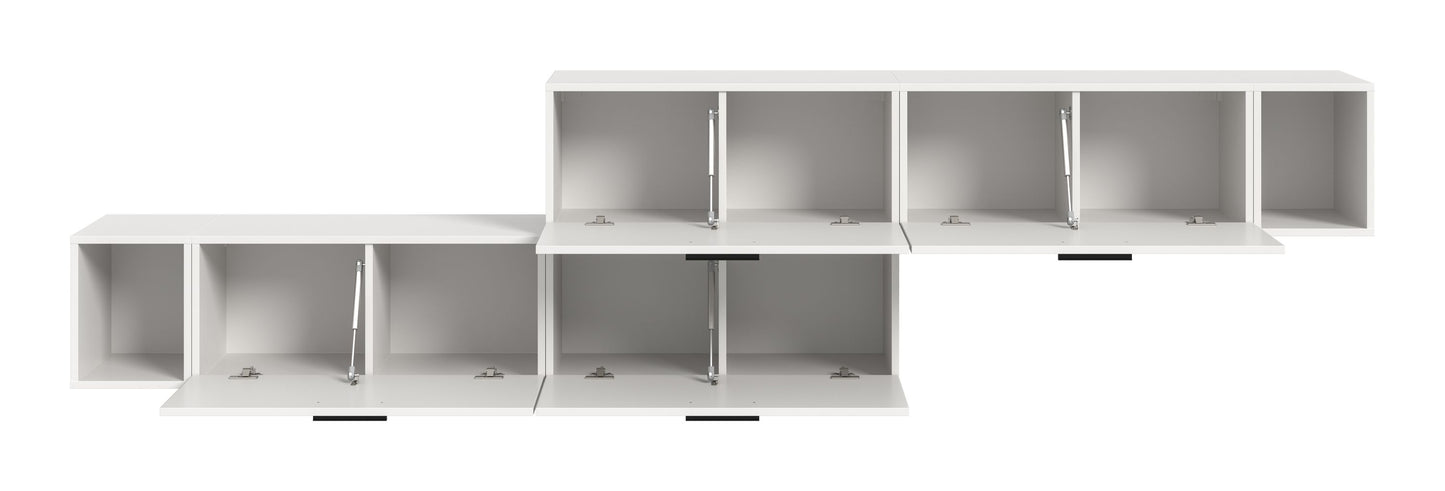 Homes & Jones Wohnwand 2-tlg. TV Möbel Modular Lowboard, Wohnzimmerschrank