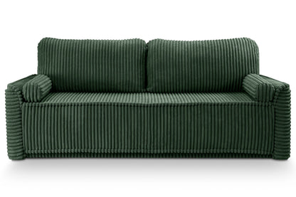 Canapé-lit Grubs – Canapé moderne en velours côtelé avec fonction couchage