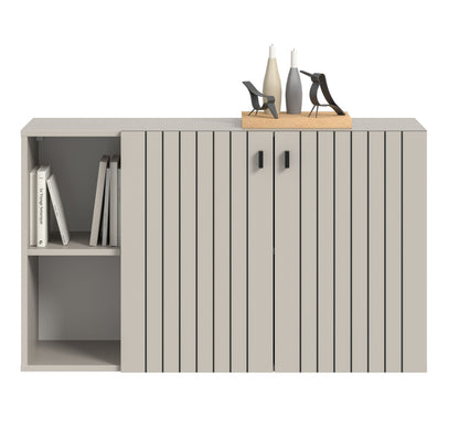Homes & Jones Garderobenschrank 106 cm breit hängend, Dielenschrank, Flurmöbel