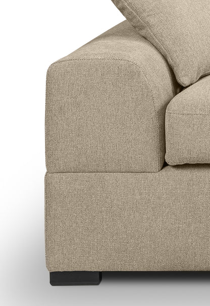 Homes & Jones Sofa 2-Sitzer mit Stoffbezug, Modernes Kompaktes Sofa pflegeleicht