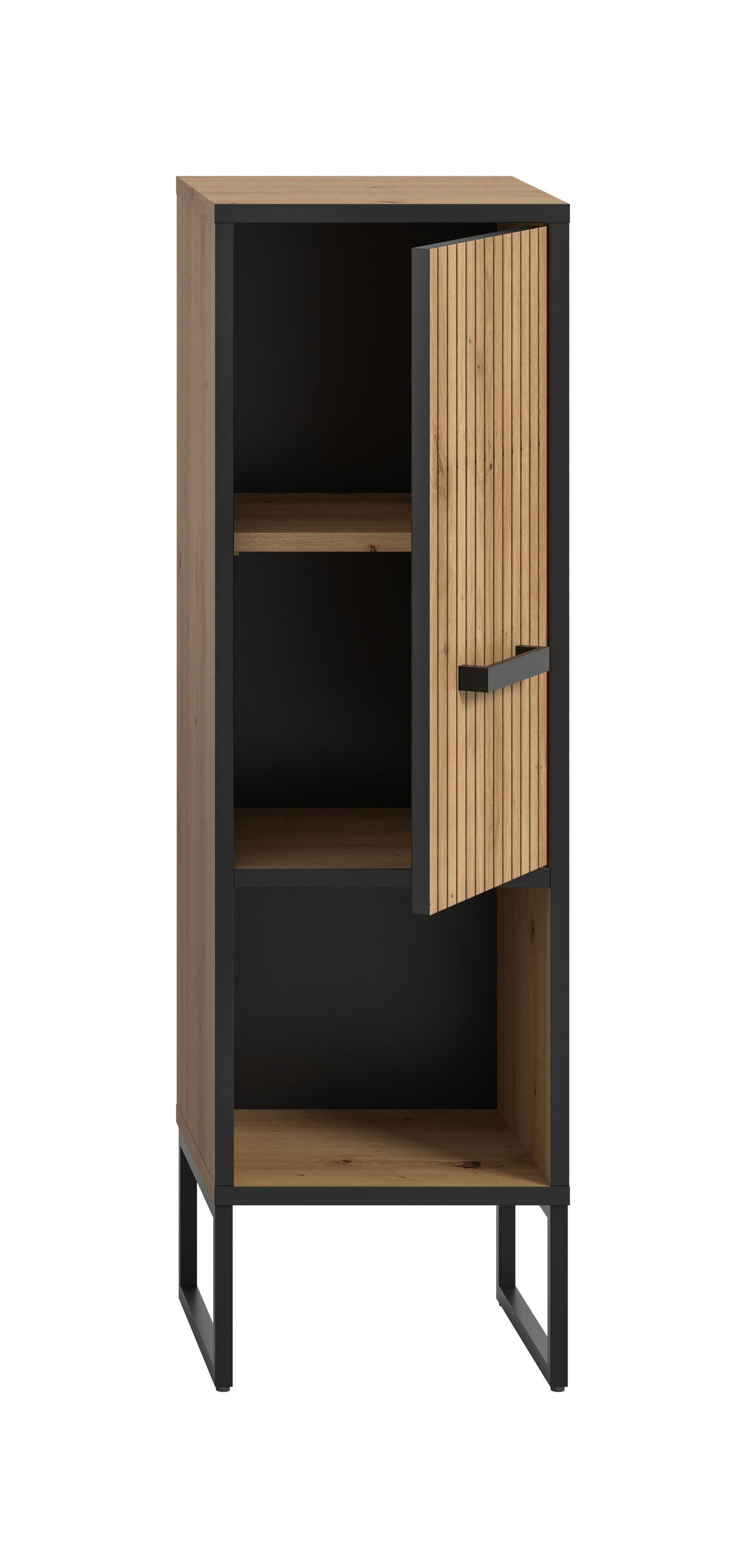Tall cabinet BAGNO (W/H/D: approx. 30/101/32 cm) in Artisan Oak replica/Artisan Oak replica