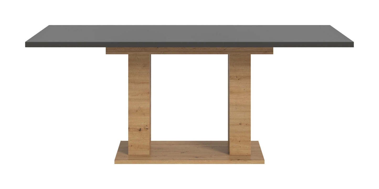Table de salle à manger MOTION (L/H/P : env. 150/76/90 cm) en blanc/cachemire