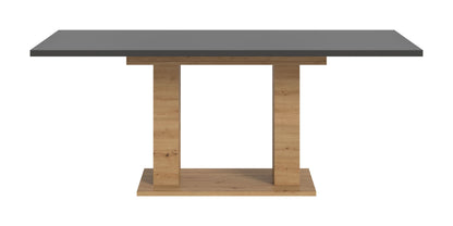 Table de salle à manger MOTION (L/H/P : env. 150/76/90 cm) en blanc/cachemire
