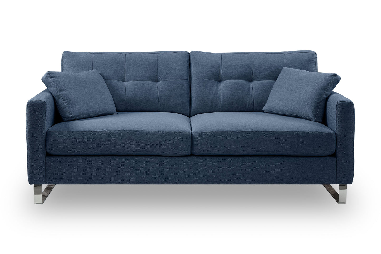 Homes & Jones Sofa 2,5-Sitzer, Modernes Sofa mit Stoffbezug in Flachgewebe