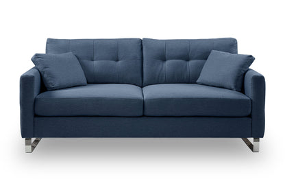 Homes & Jones Sofa 2,5-Sitzer, Modernes Sofa mit Stoffbezug in Flachgewebe