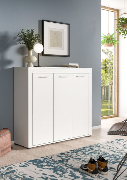 Homes & Jones Schuhschrank 120 cm breite, Garderobenschrank-Universalschrank
