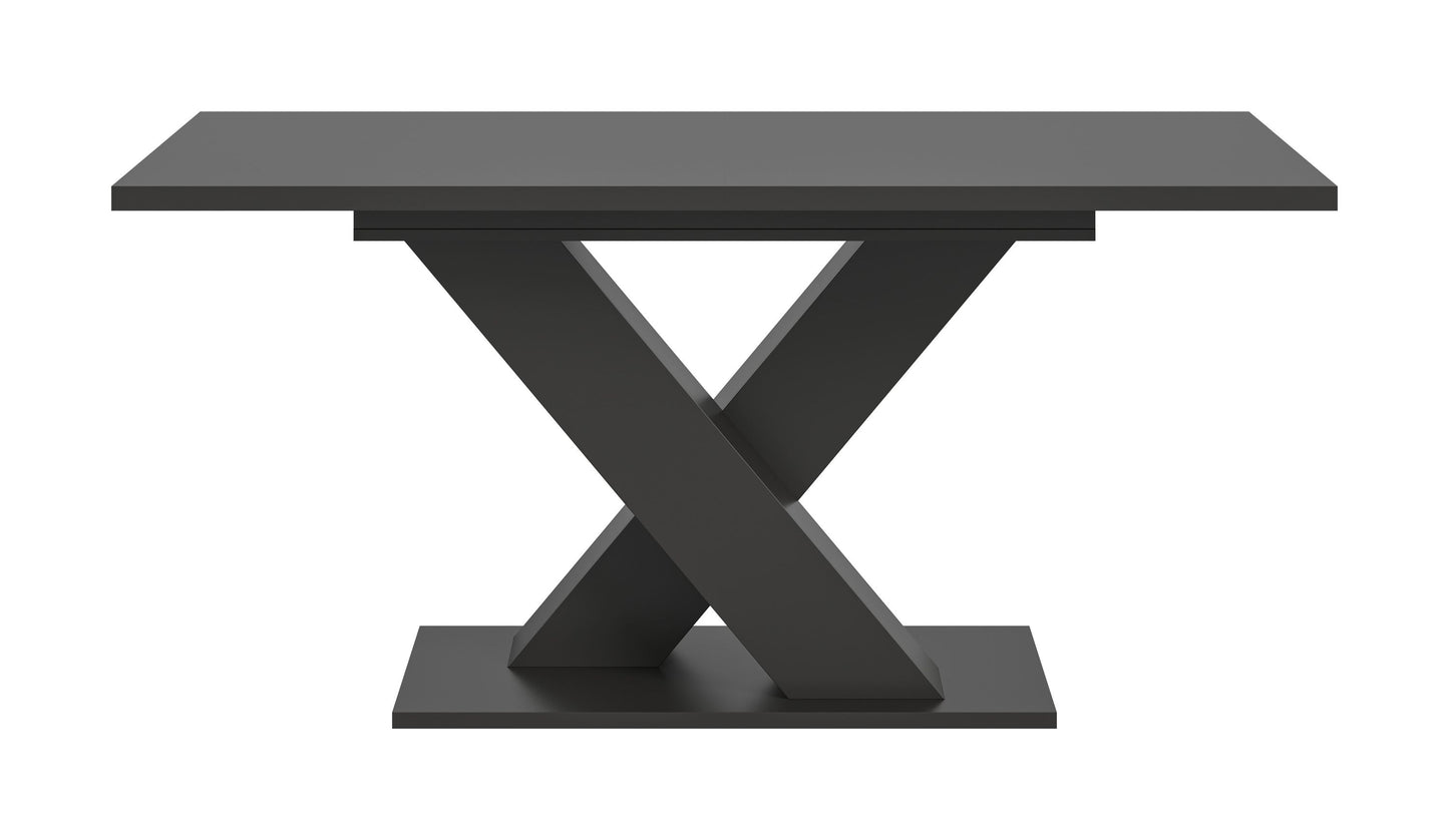 Table de salle à manger MOTION (L/H/P : env. 150/76/90 cm) en blanc/cachemire