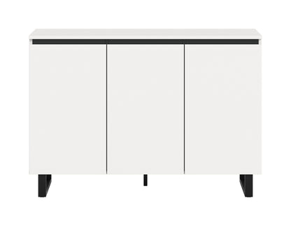 Buffet TOMASA (L/H/P : env. 120/84/36 cm) en imitation Chêne Evoke/imitation Chêne Evoke