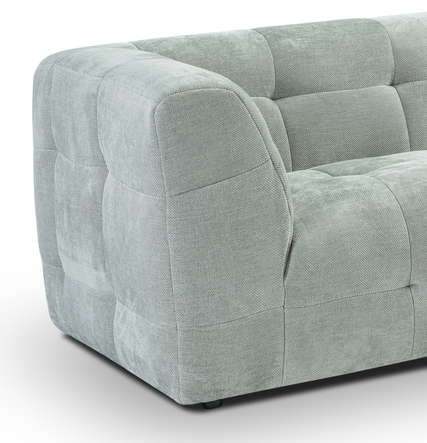 Homes & Jones Sofa 2,5-Sitzer Modernes Polstersofa m. Stoffbezug in Flachgewebe