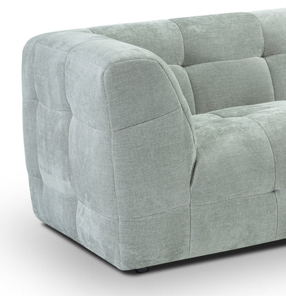 Homes & Jones Sofa 2,5-Sitzer Modernes Polstersofa m. Stoffbezug in Flachgewebe