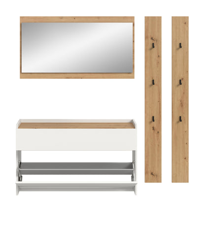 Ensemble de meubles d'entrée DRIVE (L/H/P : env. 172/192/32 cm) en Salbei/Salbei