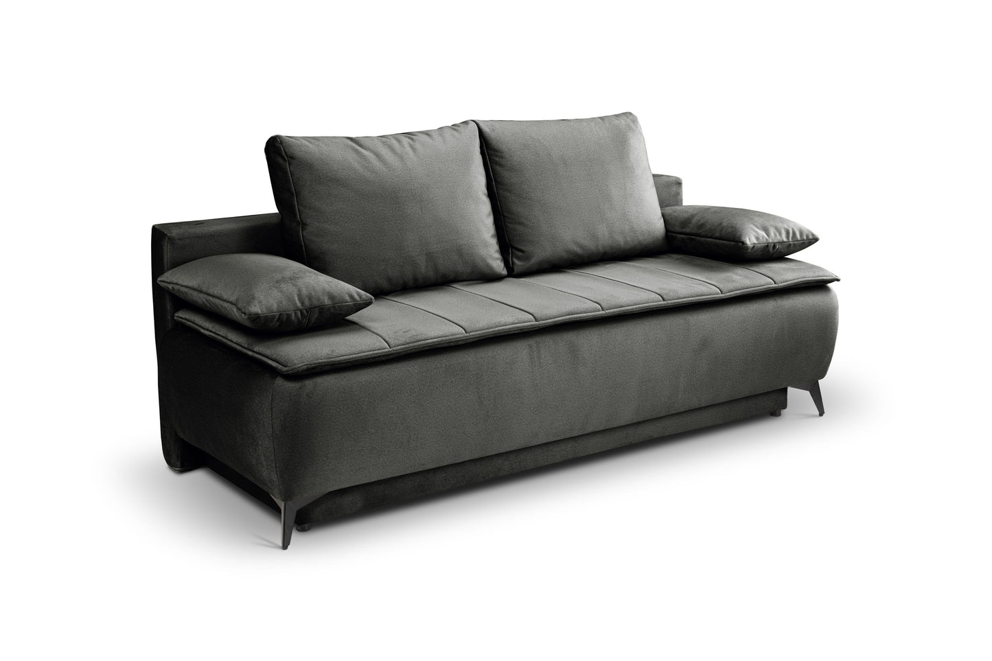 Canapé convertible Sendi – Luxueux canapé en velours avec fonction couchage