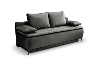 Canapé convertible Sendi – Luxueux canapé en velours avec fonction couchage