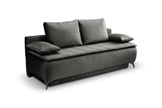 Canapé convertible Sendi – Luxueux canapé en velours avec fonction couchage