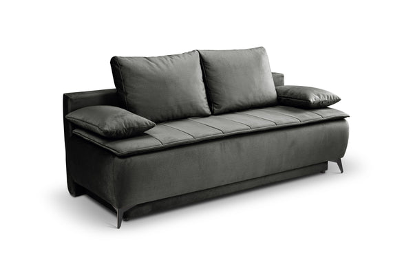 Schlafsofa Sendi – Luxuriöses Velours-Sofa mit Schlaffunktion