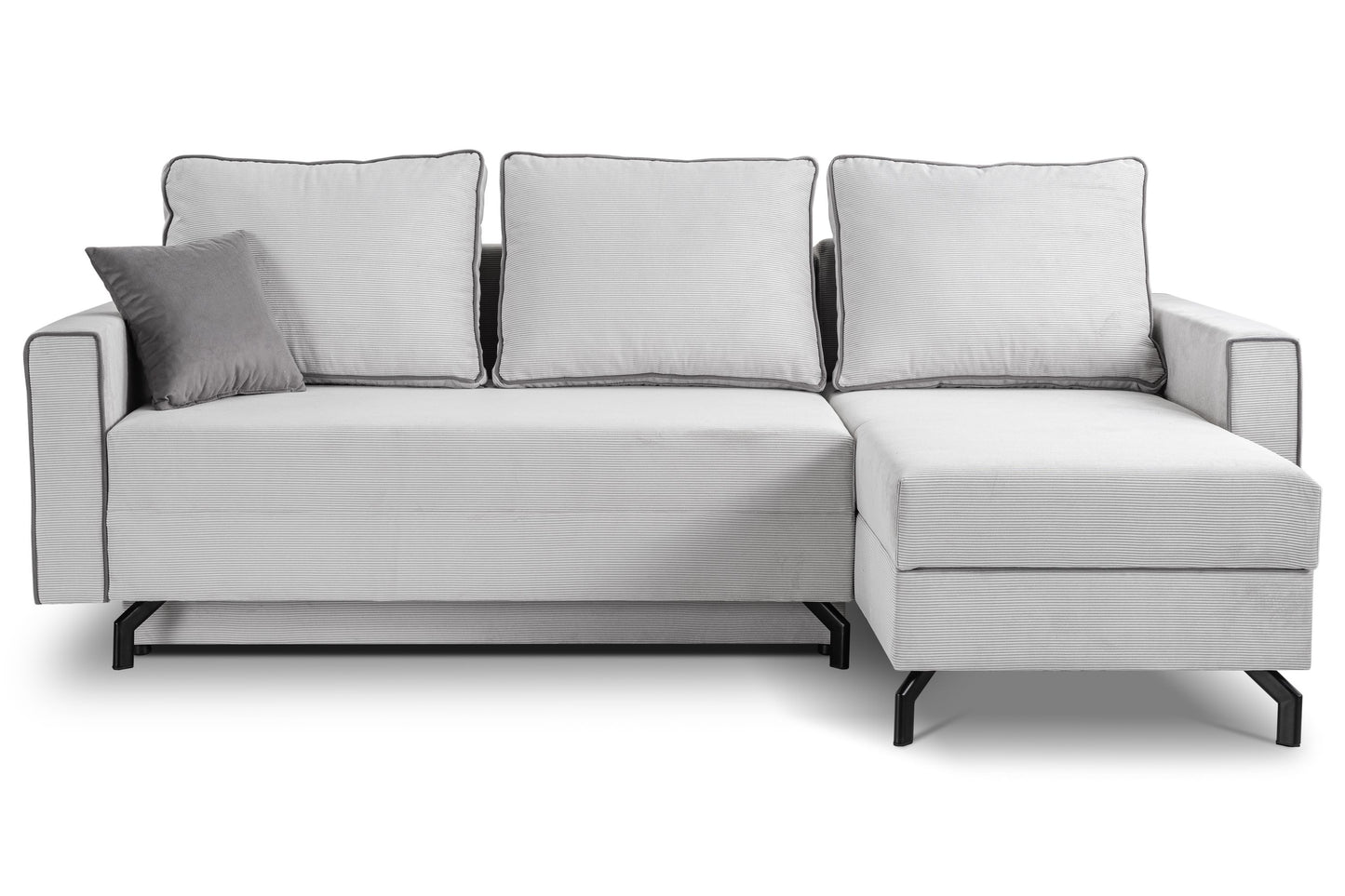 Canapé-lit Marti – Canapé moderne en velours côtelé avec fonction couchage