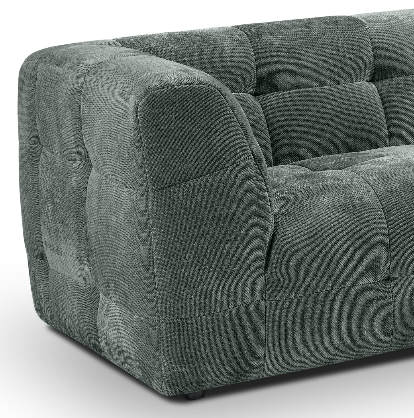 Homes & Jones Sofa 2,5-Sitzer Modernes Polstersofa m. Stoffbezug in Flachgewebe