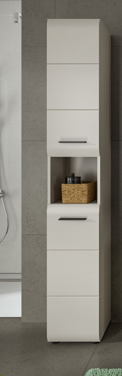 Homes & Jones Badhochschrank schmal 30 cm breit, Badschrank, Badmöbel
