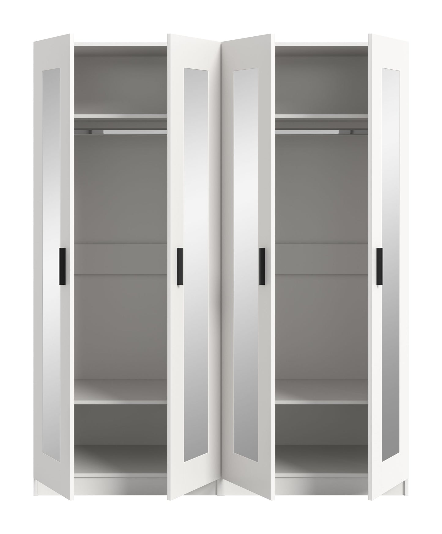 Homes & Jones Kleiderschrank 2-tlg., Schlafzimmerschrank 2x je 80 cm breit, 160 cm