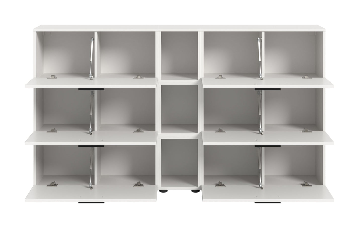 Homes & Jones Wohnwand 3-tlg. TV Möbel Modular Lowboard, Wohnzimmerschrank