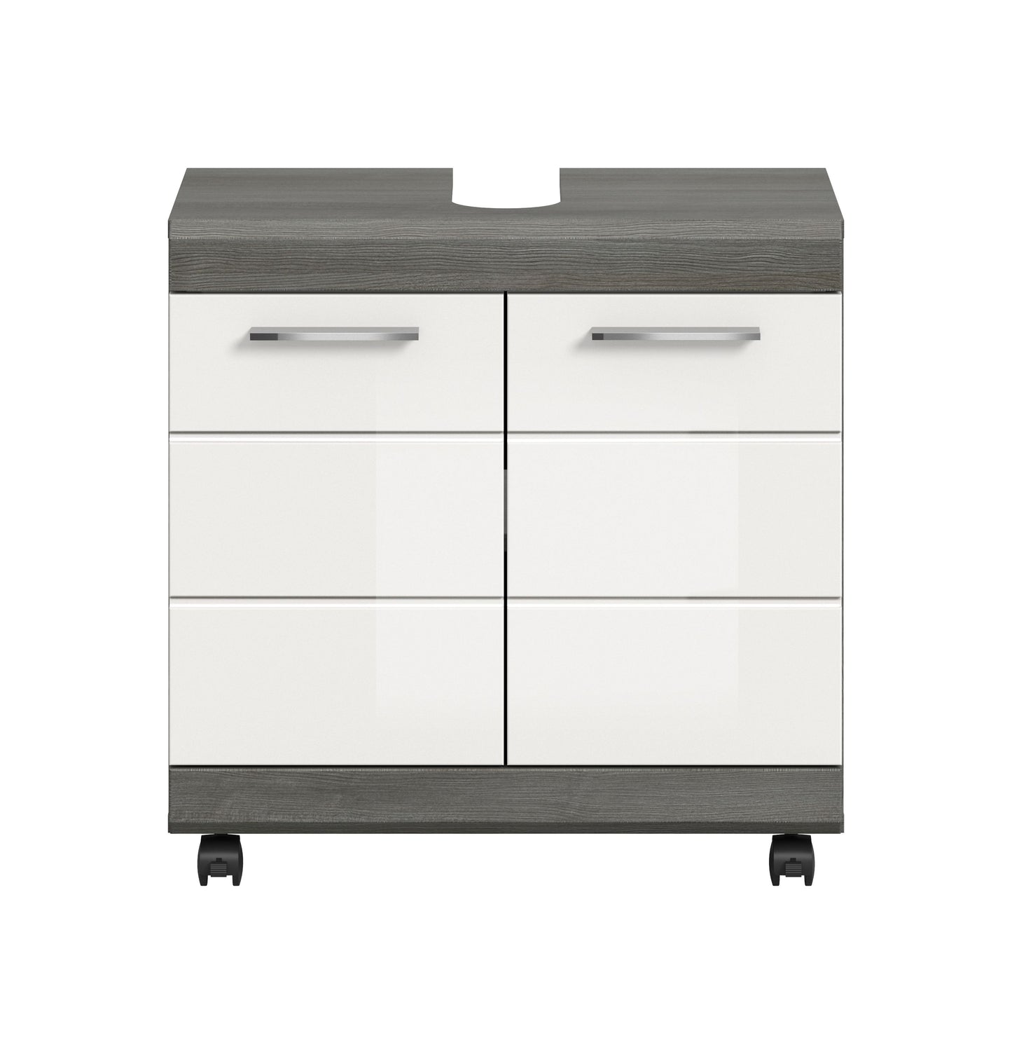 Homes & Jones Waschbeckenunterschrank auf Rollen, Schrank easy to handle