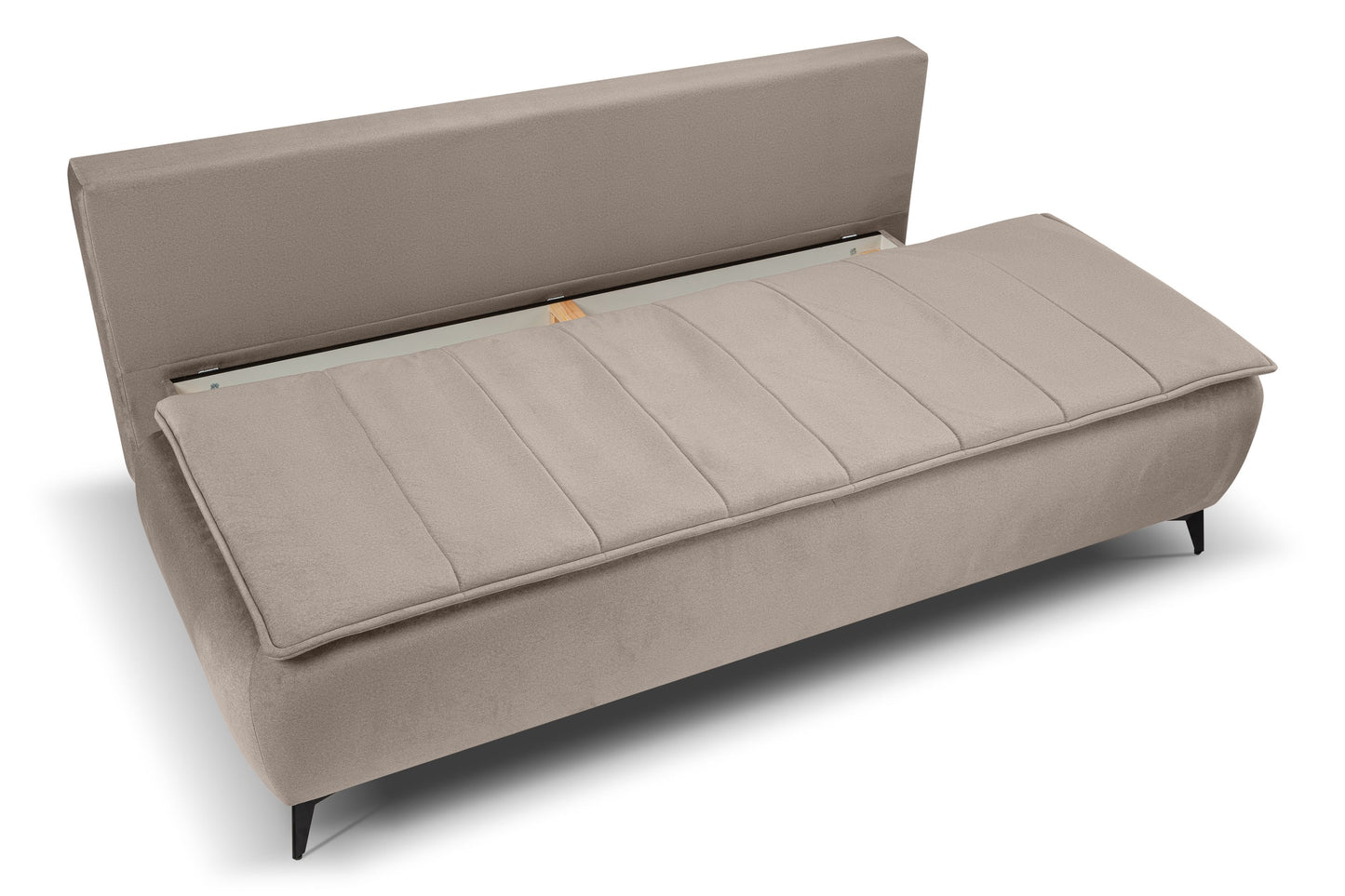 Canapé convertible Sendi – Luxueux canapé en velours avec fonction couchage