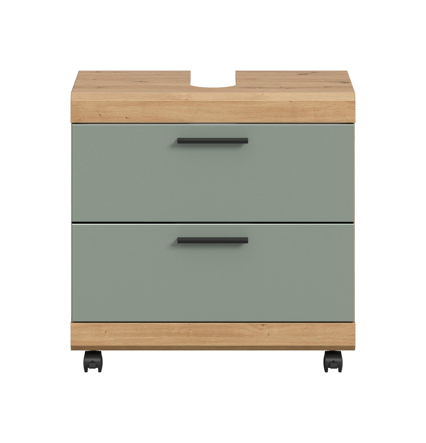 Homes & Jones Waschbeckenunterschrank auf Rollen, Schrank easy to handle