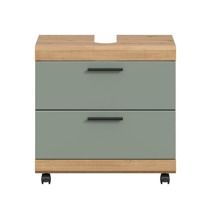 Homes & Jones Waschbeckenunterschrank auf Rollen, Schrank easy to handle