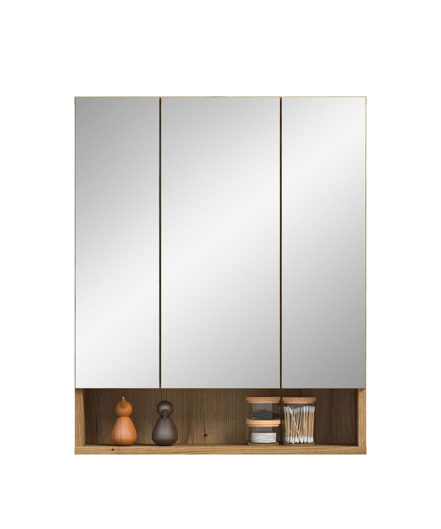 Armoire de toilette AQUA (L/H/P : env. 60/74/18 cm) en imitation Chêne Evoke/imitation Chêne Evoke