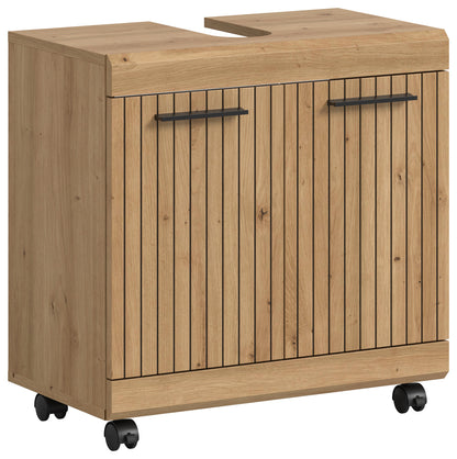 Homes & Jones Waschbeckenunterschrank auf Rollen, Schrank easy to handle