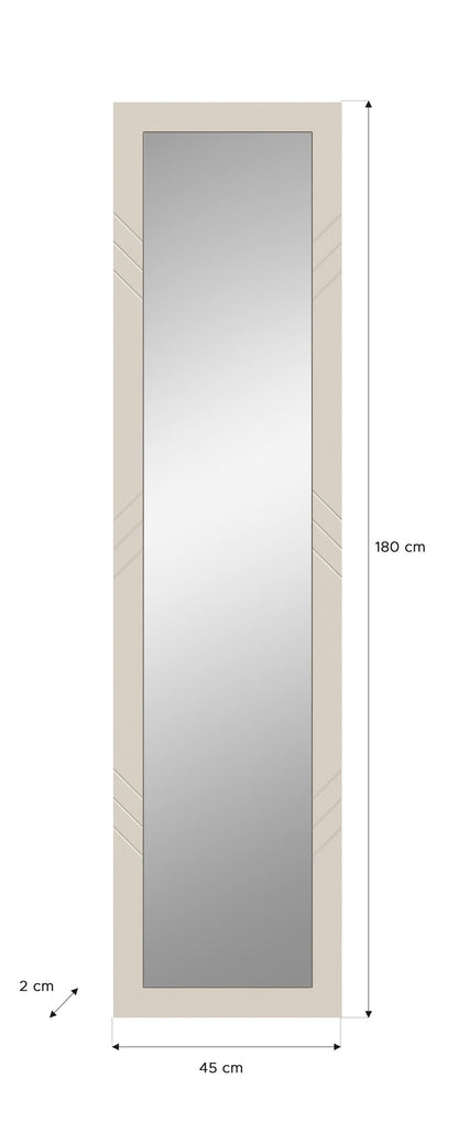Ensemble d'entrée NOTES (L/H/P : env. 215/190/35 cm) en beige sable/beige sable mat