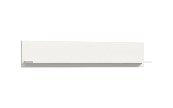 Étagère murale ICE (L/H/P : env. 110/20/15 cm) en blanc/blanc