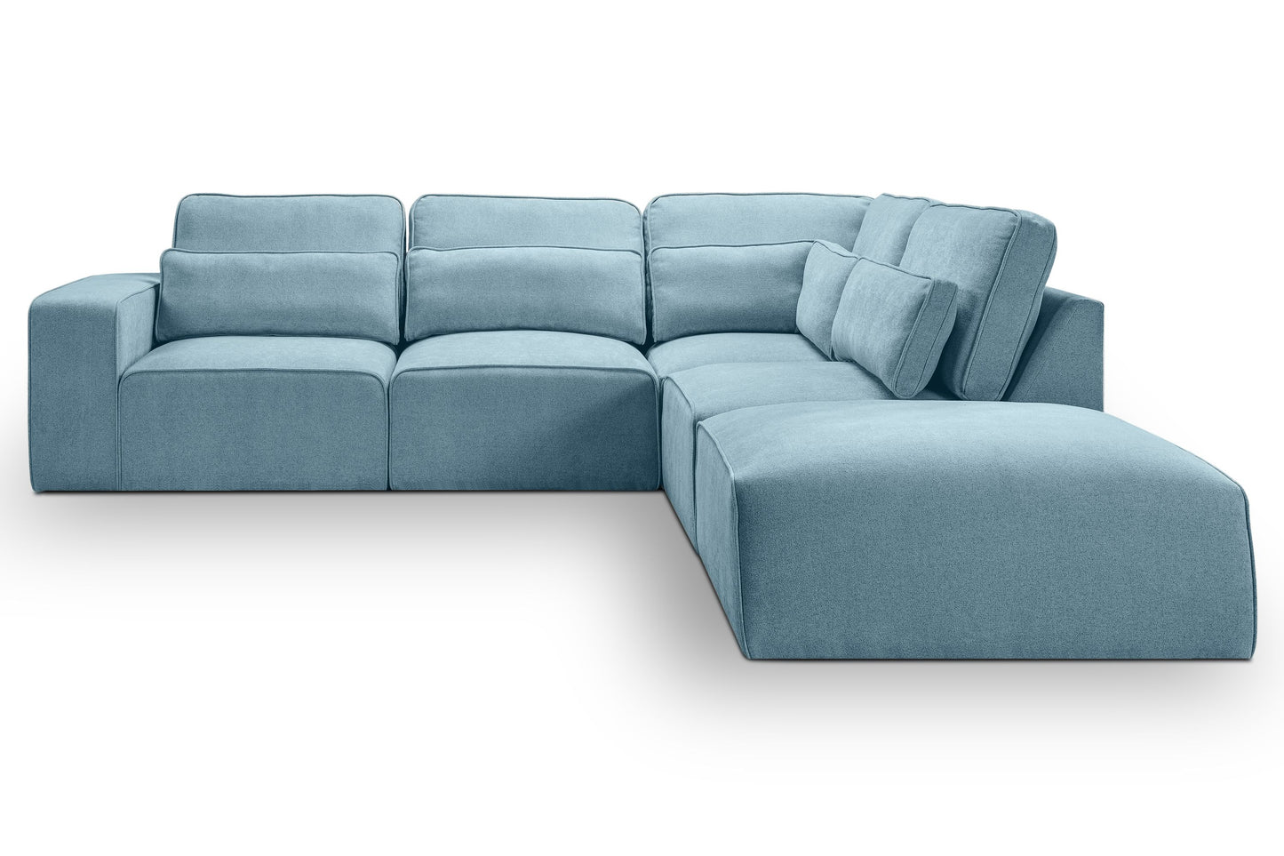 Ecksofa Lux – Modulare Wohnlandschaft mit Ottomane