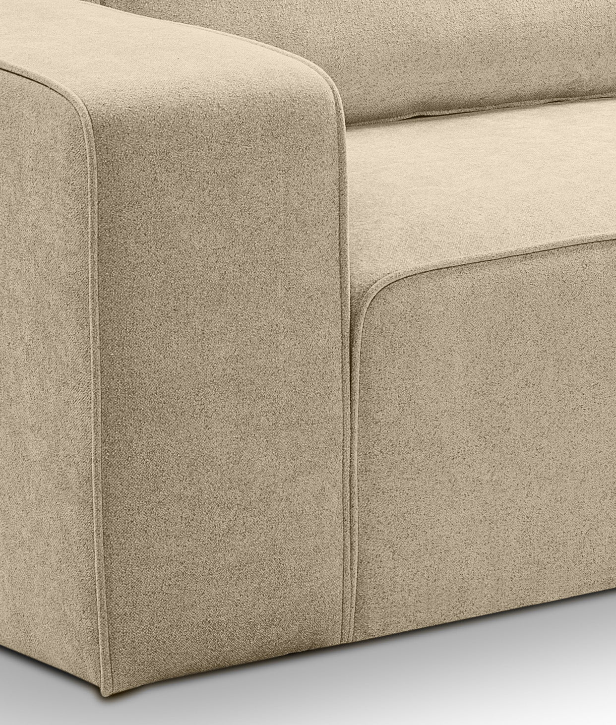 Ecksofa Lux – Modulare Wohnlandschaft mit Ottomane