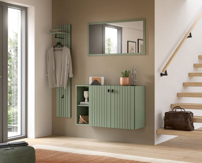 Homes & Jones Garderobe 3-tlg. Garderoben Set, Flurmöbel-Dielenmöbel