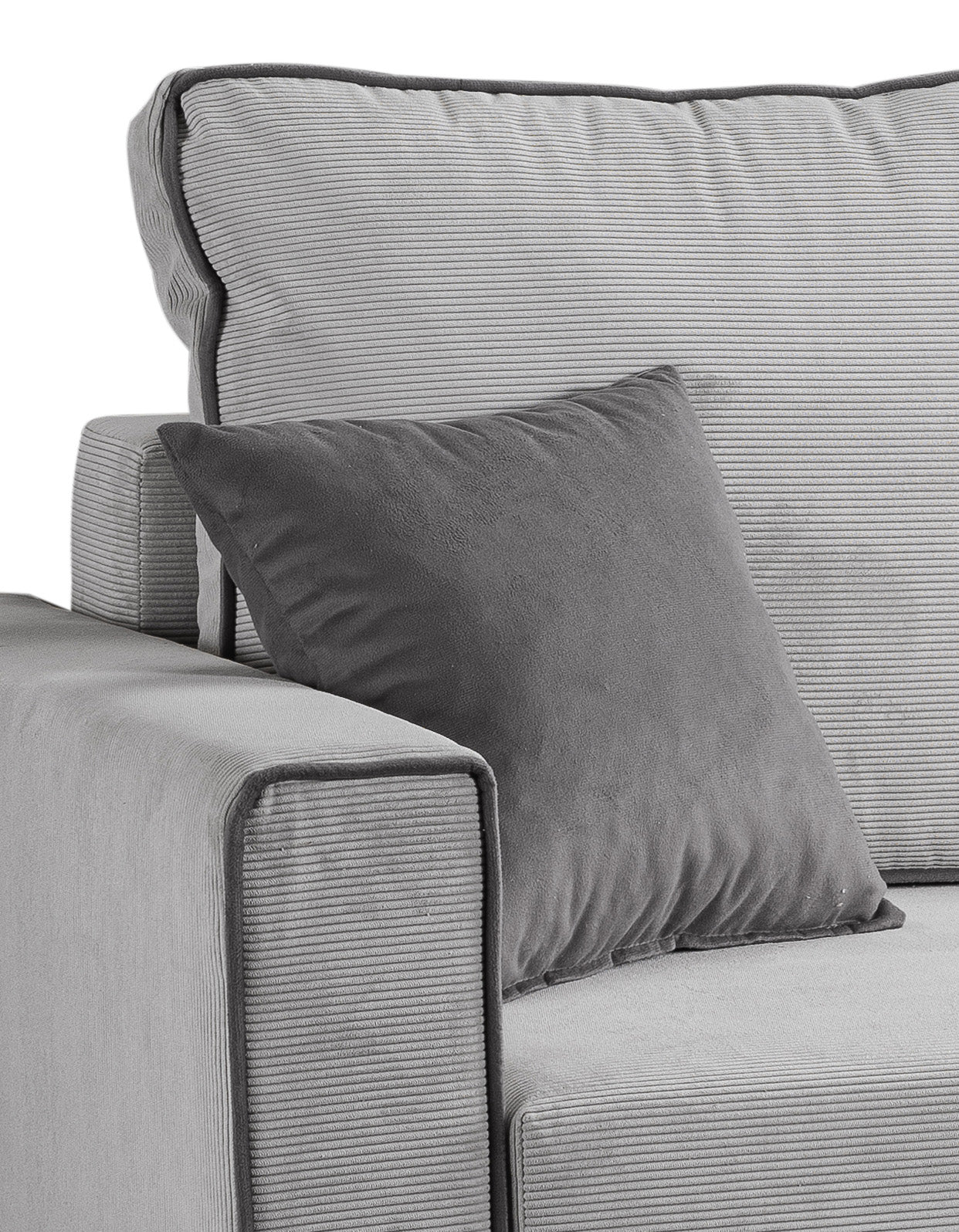 Canapé-lit Marti – Canapé moderne en velours côtelé avec fonction couchage