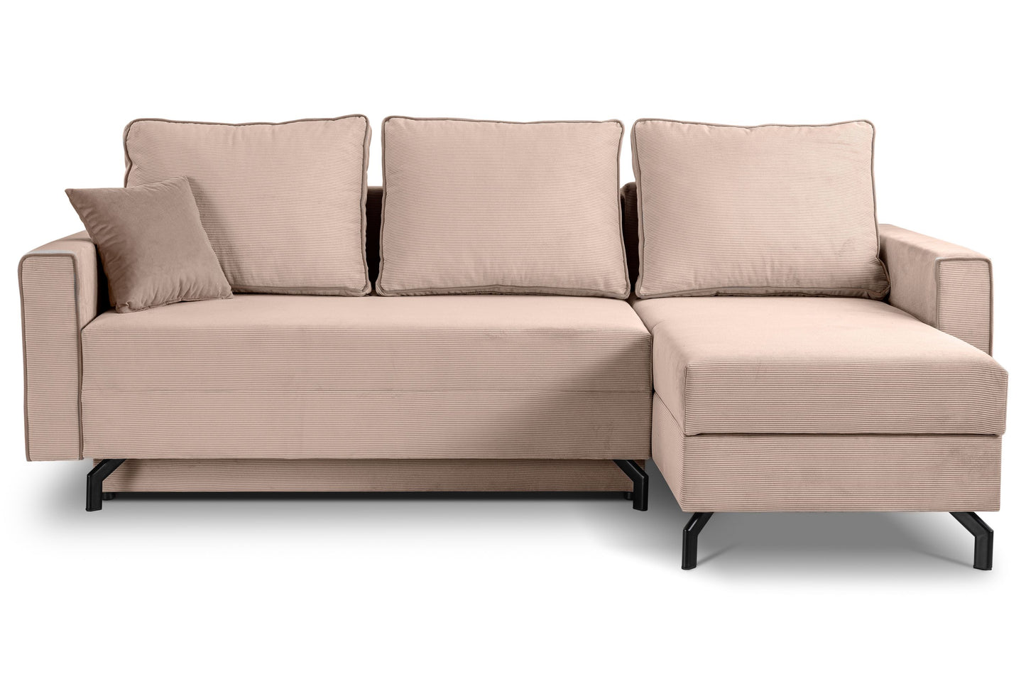 Canapé-lit Marti – Canapé moderne en velours côtelé avec fonction couchage