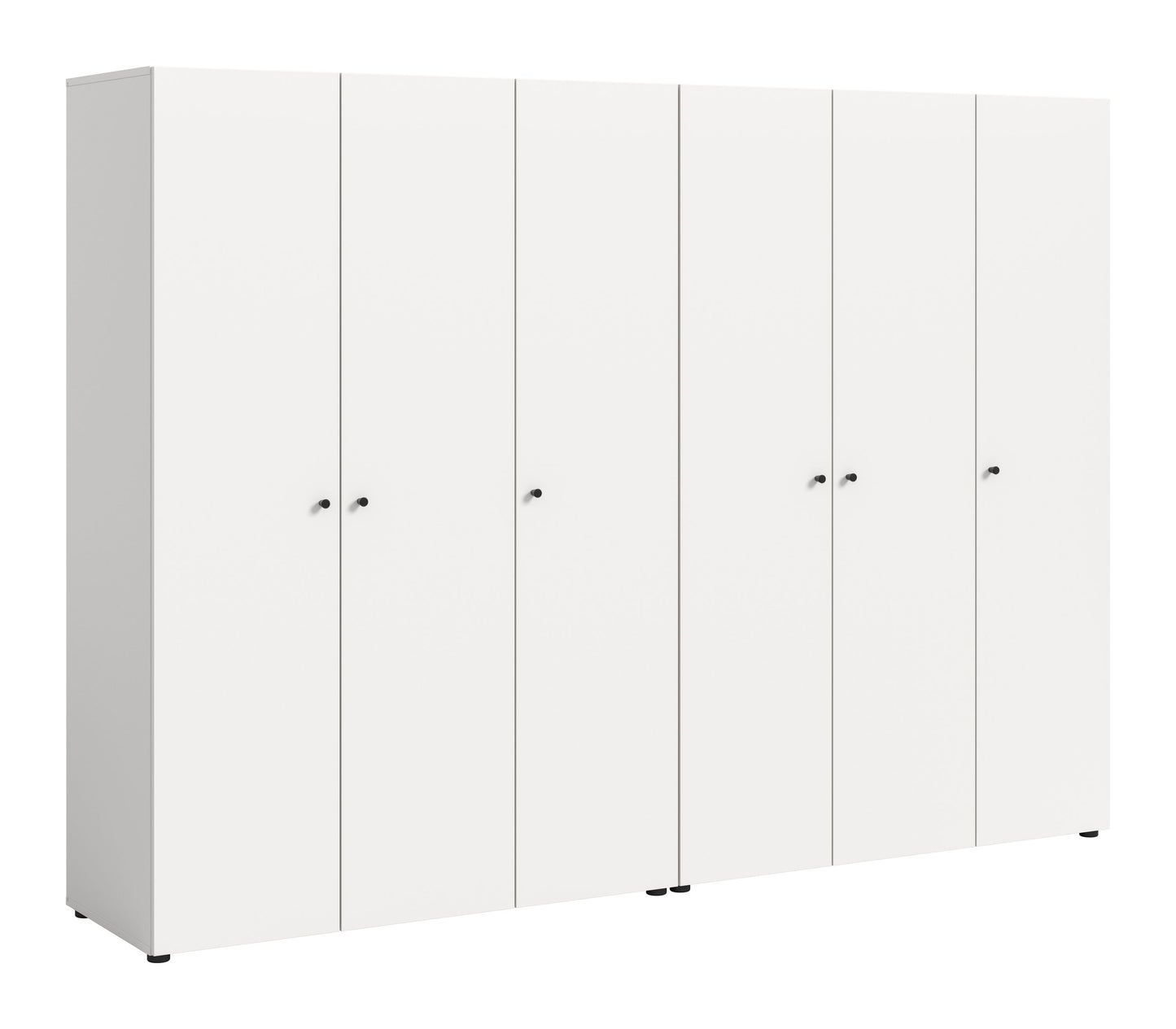 Combinaison de penderies DARWIN (L/H/P : env. 240/176/51 cm) en anthracite/anthracite