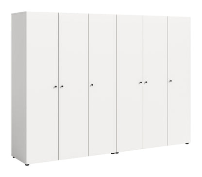Combinaison de penderies DARWIN (L/H/P : env. 240/176/51 cm) en anthracite/anthracite