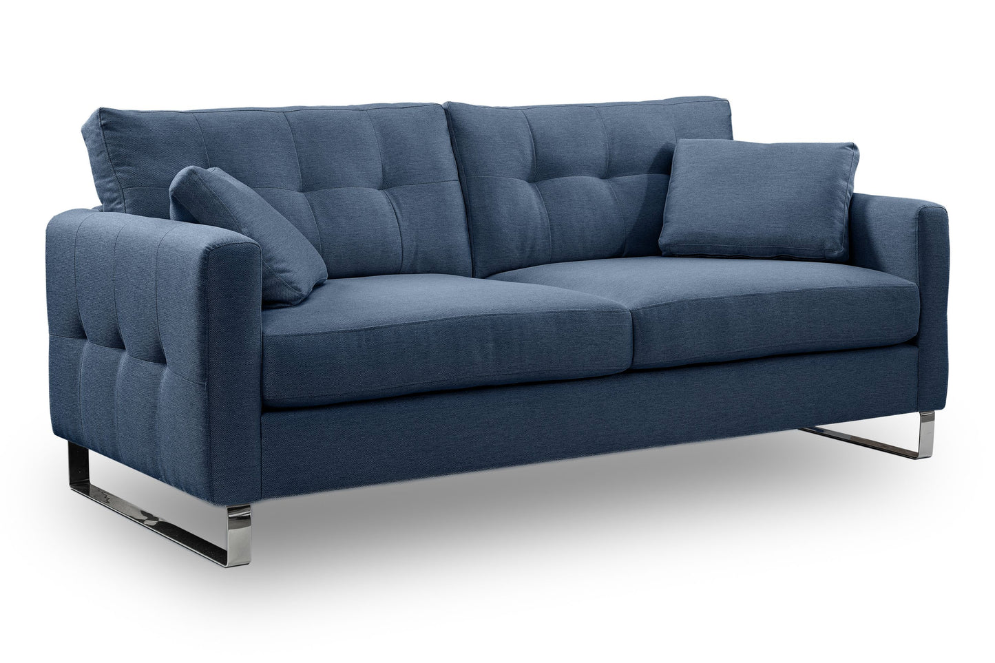 Homes & Jones Sofa 2,5-Sitzer, Modernes Sofa mit Stoffbezug in Flachgewebe